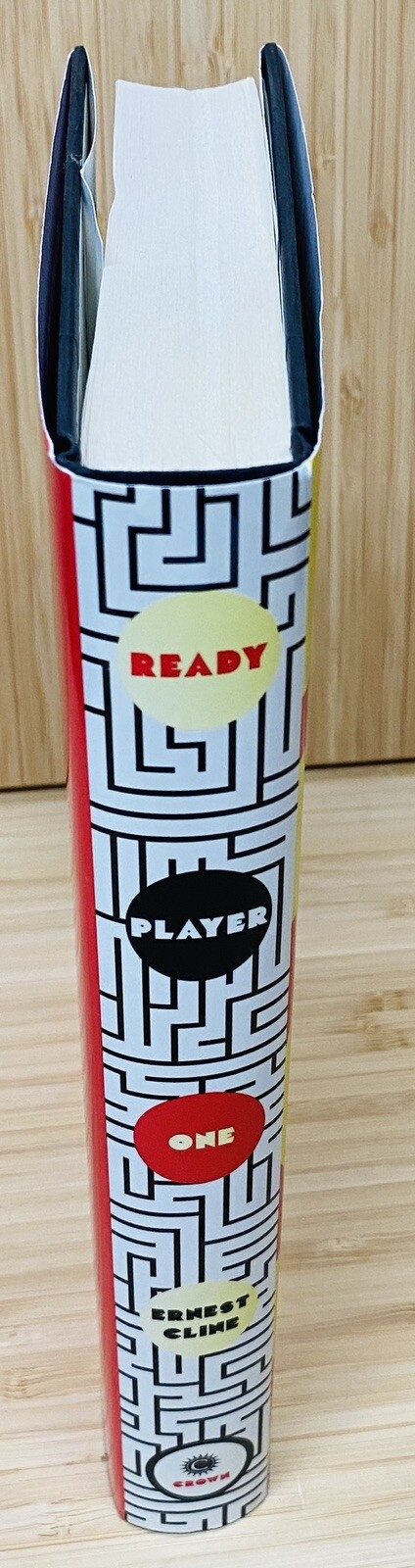 True 1st Ed. READY PLAYER ONE Book ERNEST CLINE HARDCOVER DJ VG+ Novel