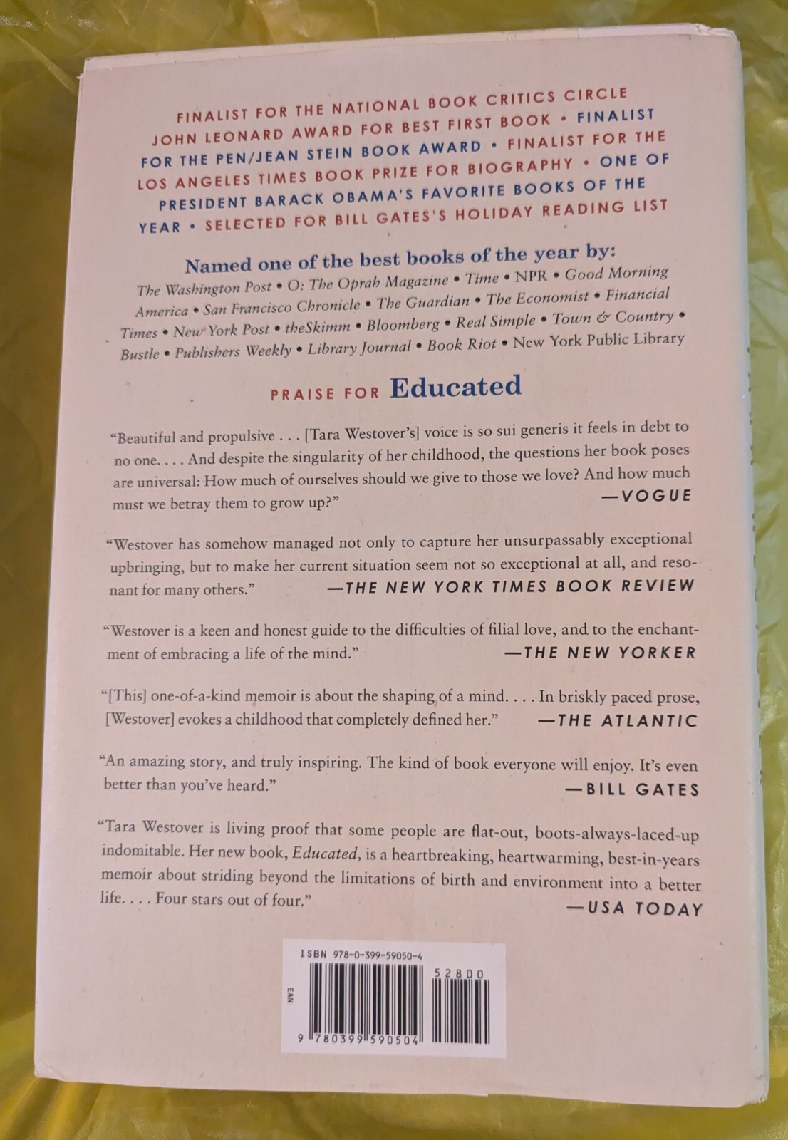 Educated : A Memoir by Tara Westover