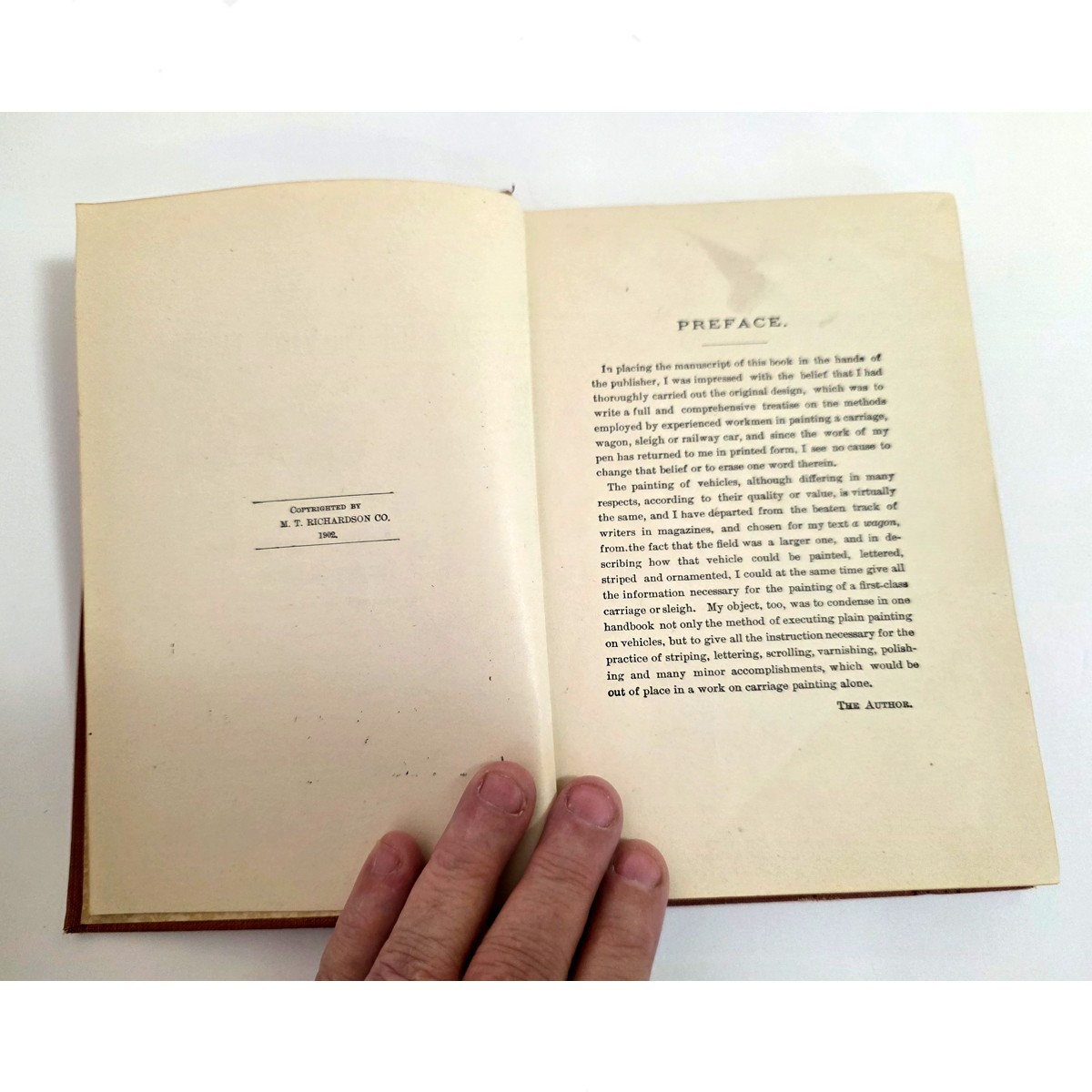 The Complete Carriage & Wagon Painter by Fritz Schriber Hardcover 1910