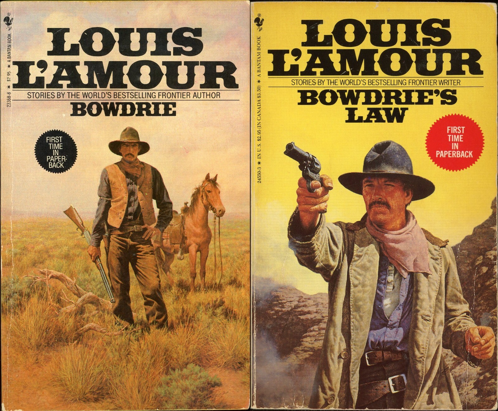 Chick Bowdrie Western Adventure Lot of 2 Paperback by Louis Lamour