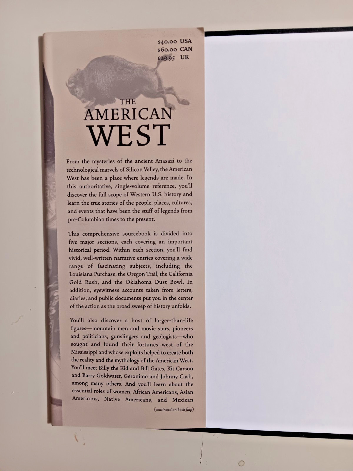 The American West (Wiley Desk Reference) By Larry Schweikart & Bradley Birzer