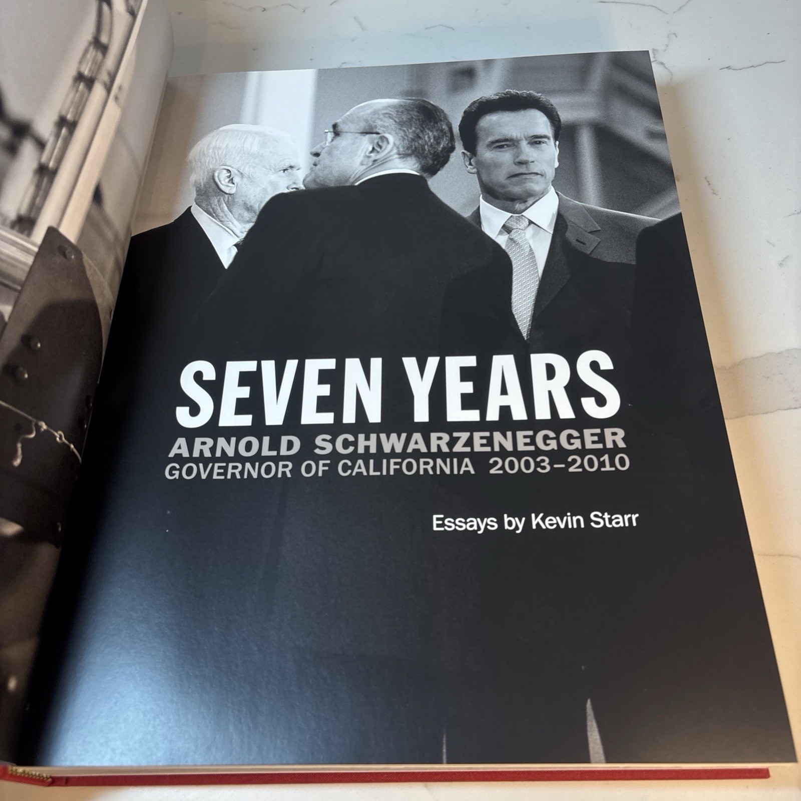 SIGNED by Arnold Schwarzenegger Seven Years 1st edition 2010 HC/DJ
