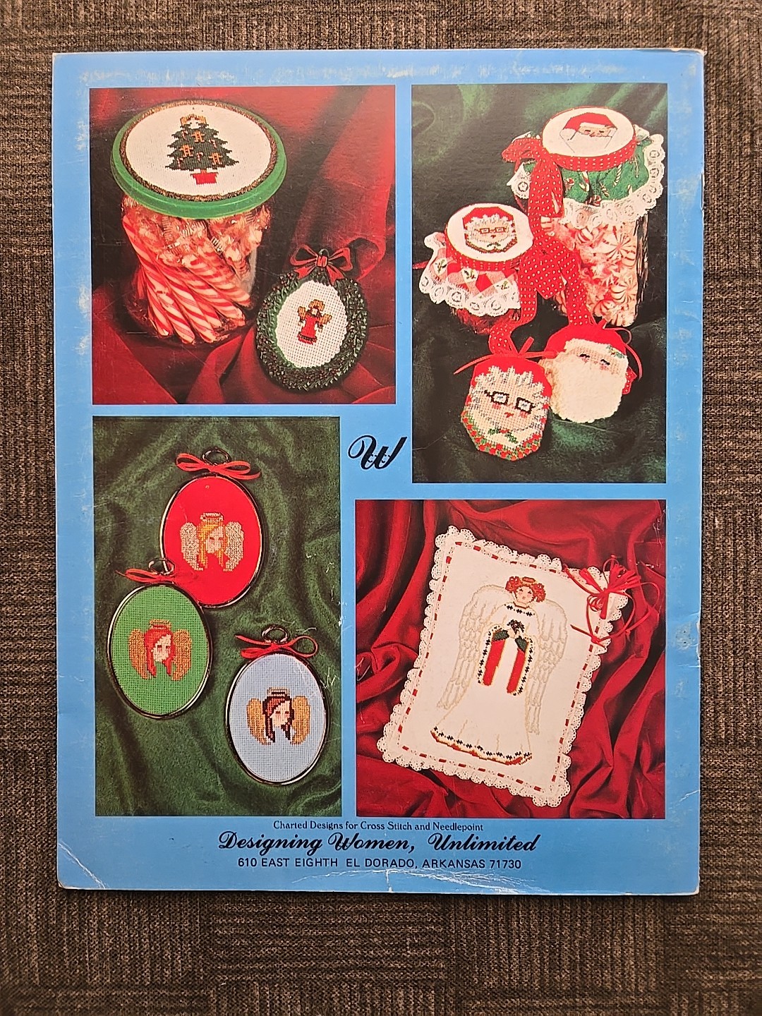 Lot of 9 – Christmas CROSS STITCH Pattern Books – Mixed Lot – 1978-93 – DIY – #3