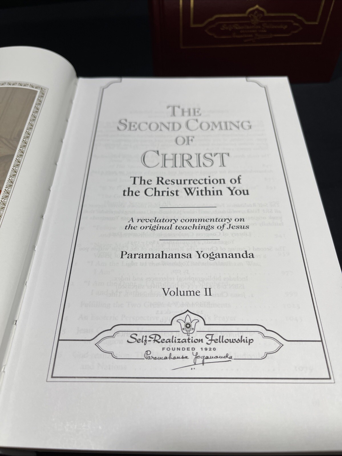 New The Second Coming Of Christ Volume I & II Yogananda Paramahansa Boxed Set