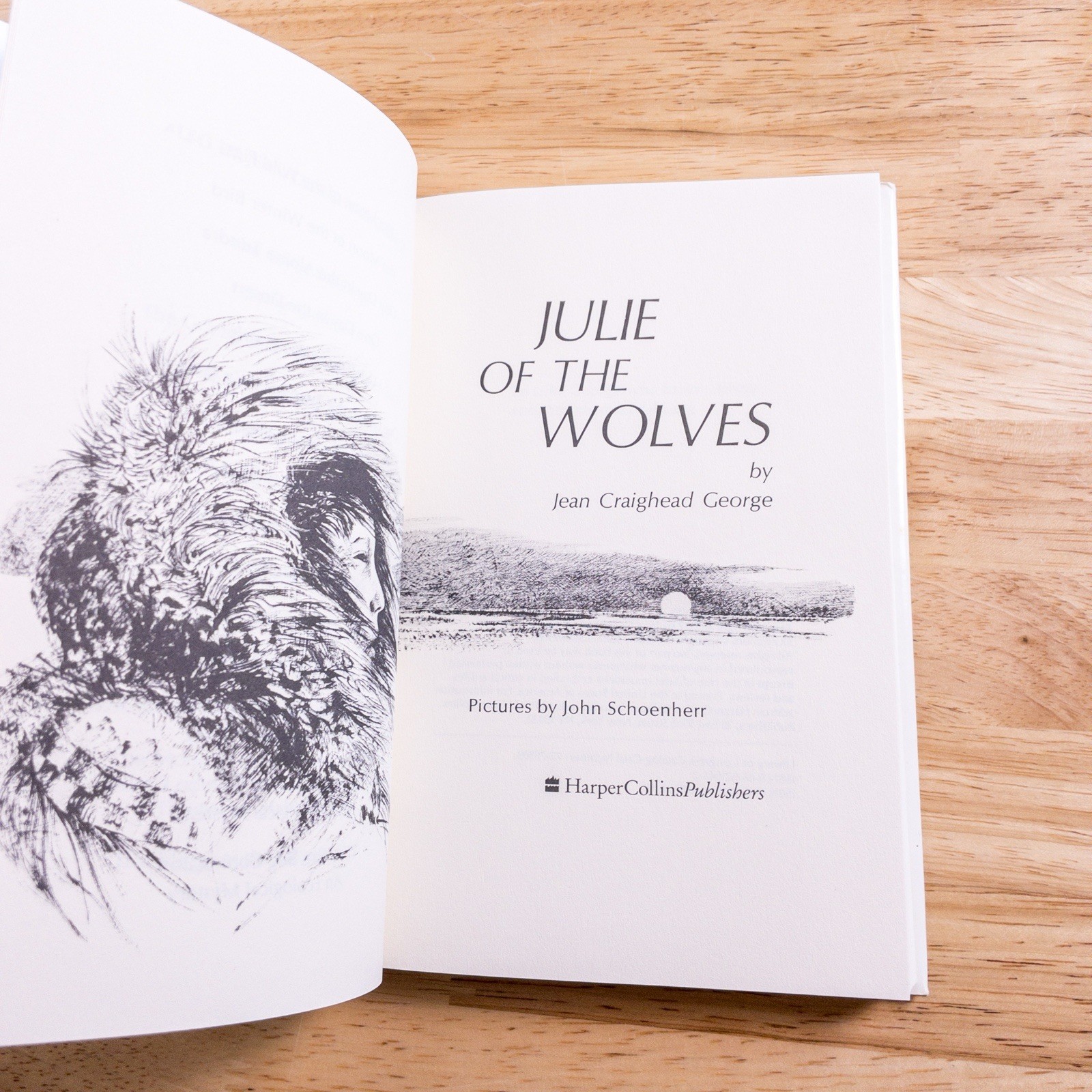 Jean Craighead George JULIE OF THE WOLVES 1st Edition SIGNED Very Good HCDJ