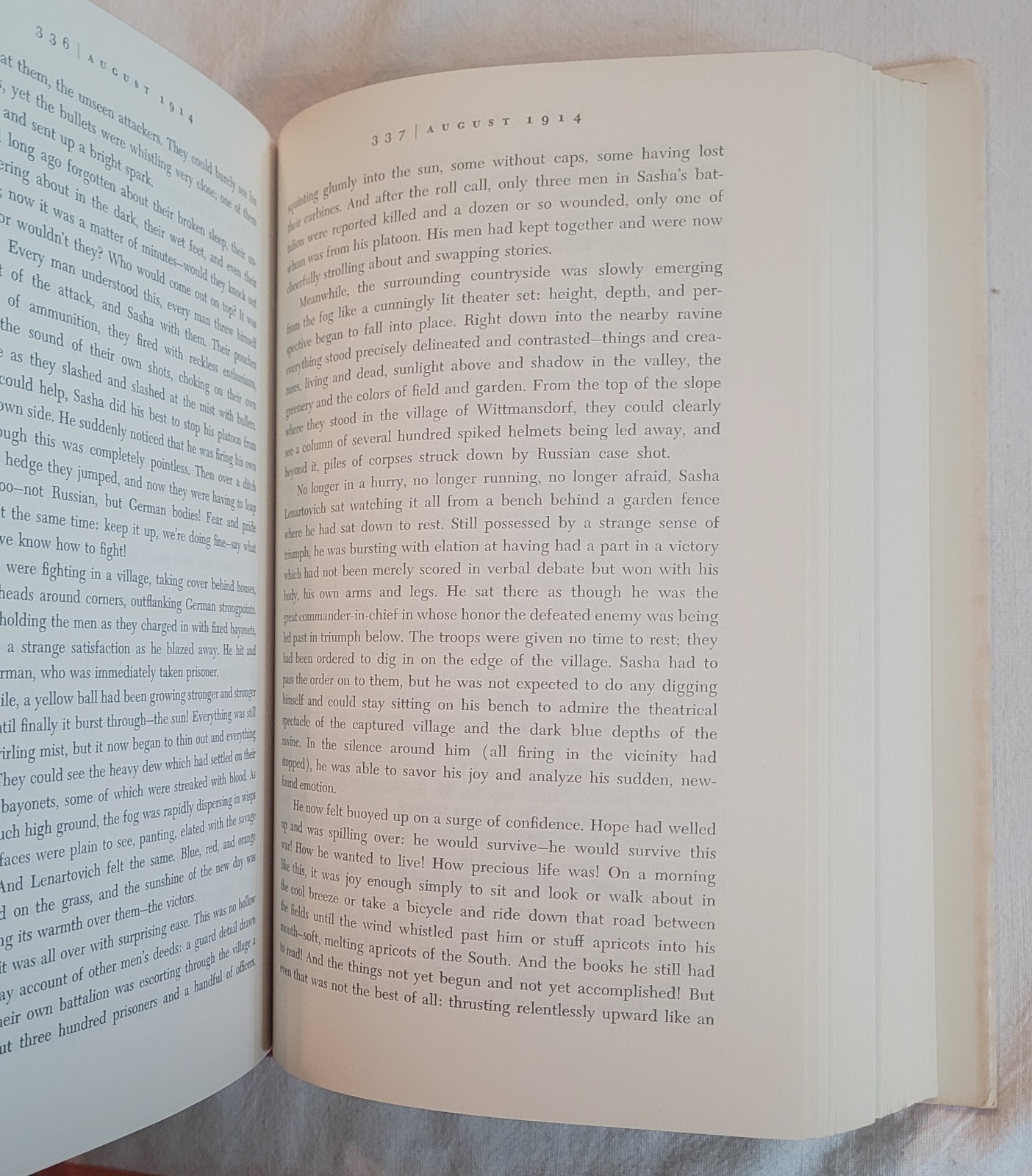 AUGUST 1914 Alexander Solzhenitsyn 1972 Ed. Hardcover Dust Jacket FARRAR STRAUS