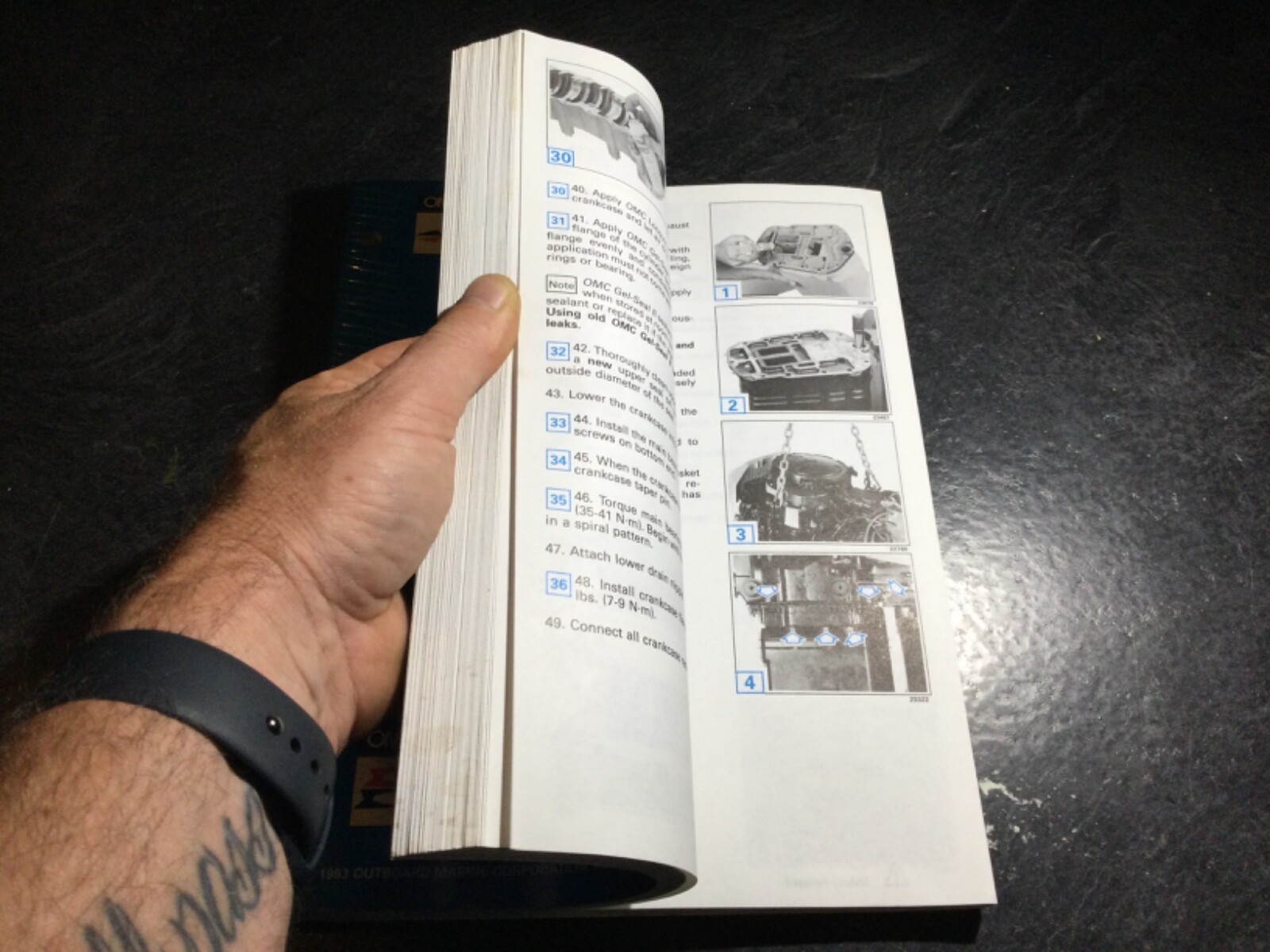 1994 Johnson & Evinrude 150 150C 175 HP V6 Outboard Service Manual 60° V #500611