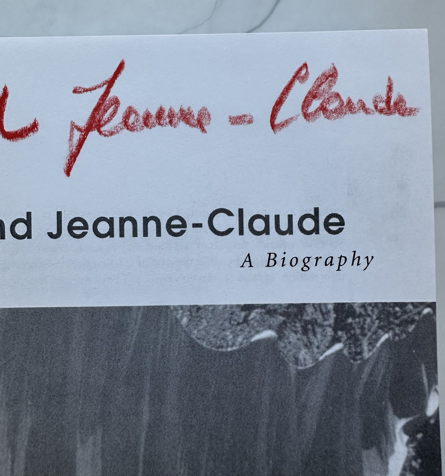 *Christo and Jeanne-Claude : A Biography by Burt Chernow 1st USA Edition Signed*