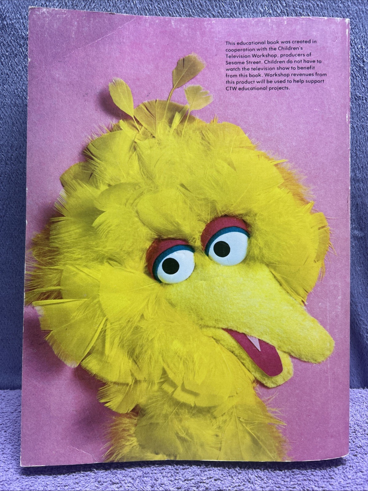 1979 The Biggest-Ever Coloring And Fun Book Vintage Sesame Street Coloring Book