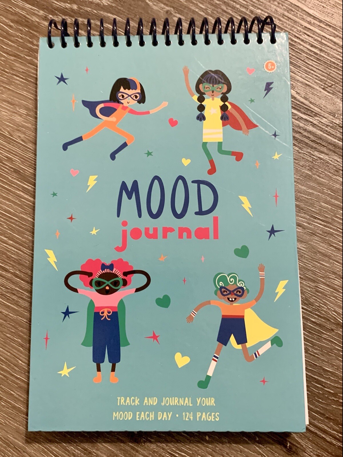 Mood Journal Recording Book 124 Pages for Children and Adults Track Your Mood