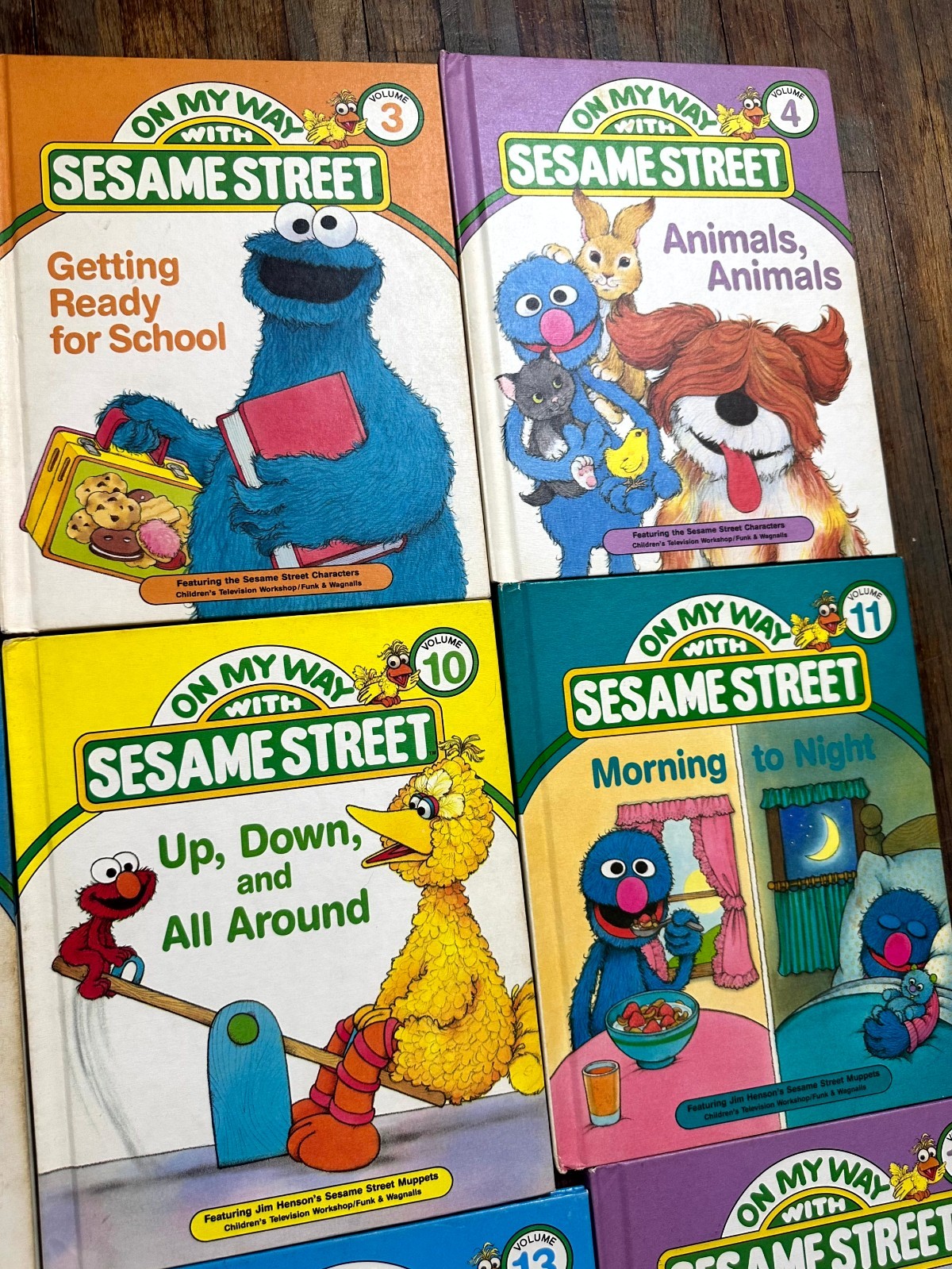 Vintage On My Way Jim Henson’s Sesame Street Muppets Funk And Wagnalls Books