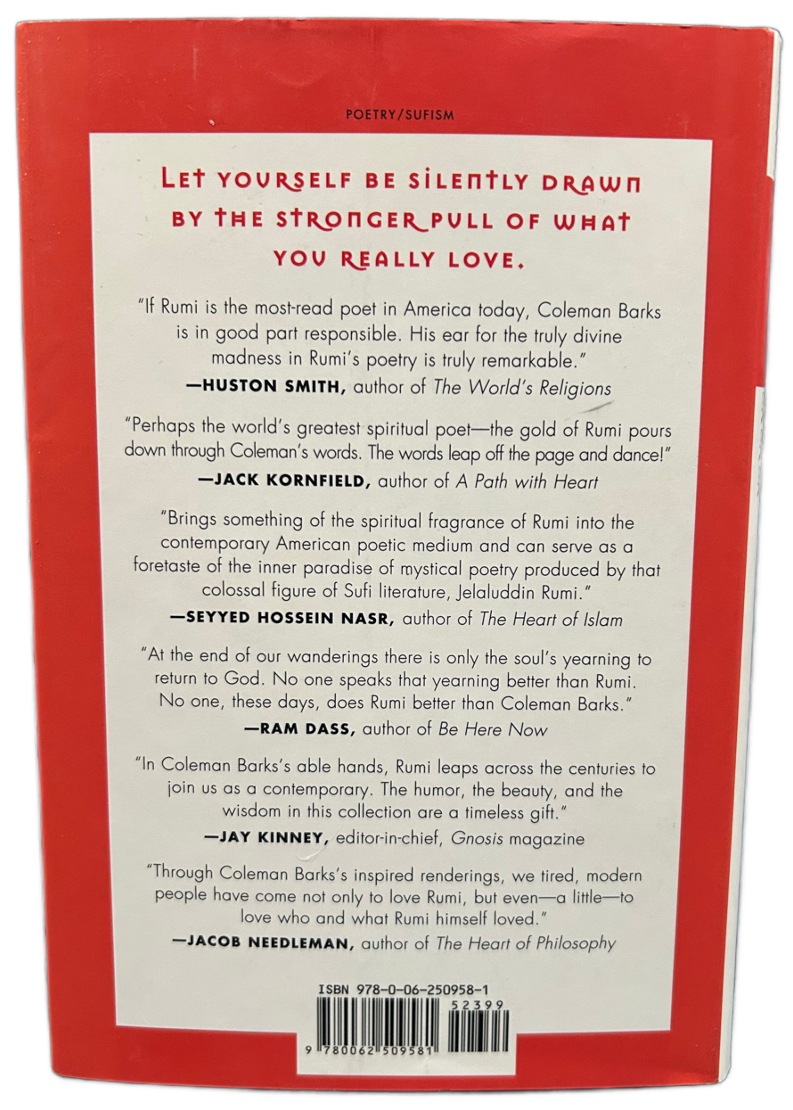 The Essential Rumi: New Expanded Ed Hardcover By Jalal al-Din Rumi Coleman Barks