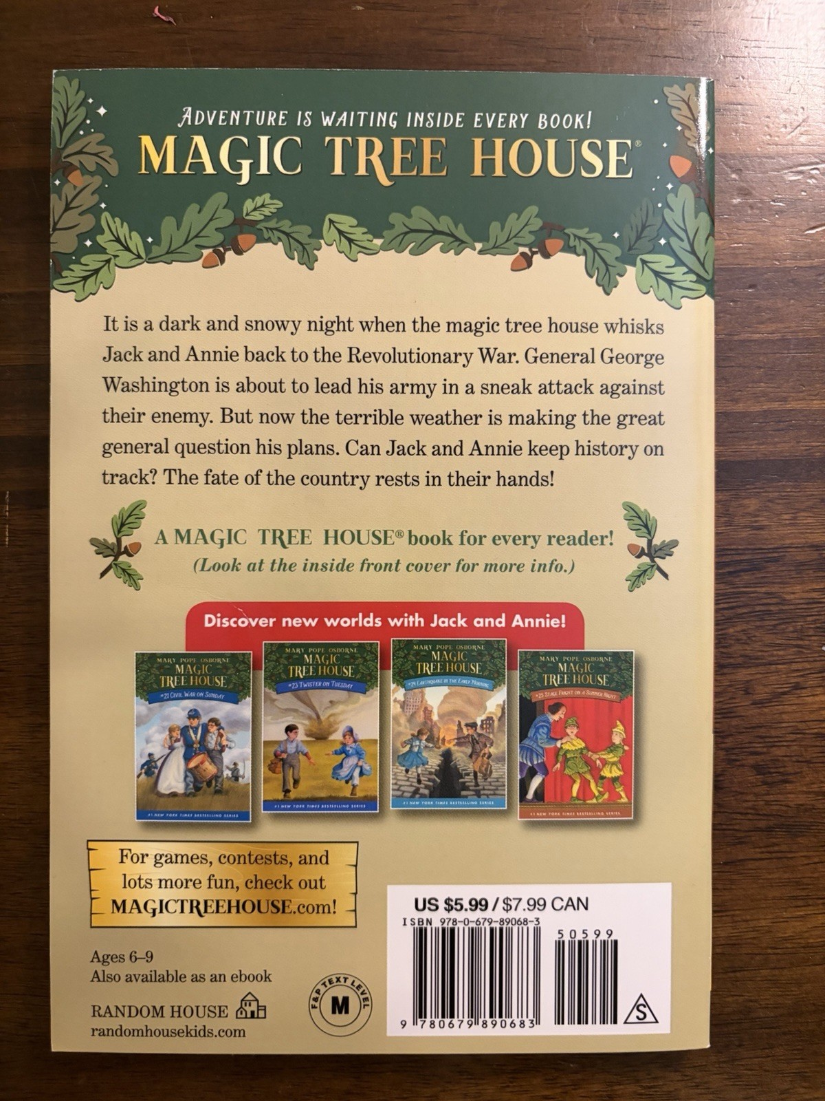 Magic Tree House Volumes 21-24 Boxed Set: American History Quartet – GOOD