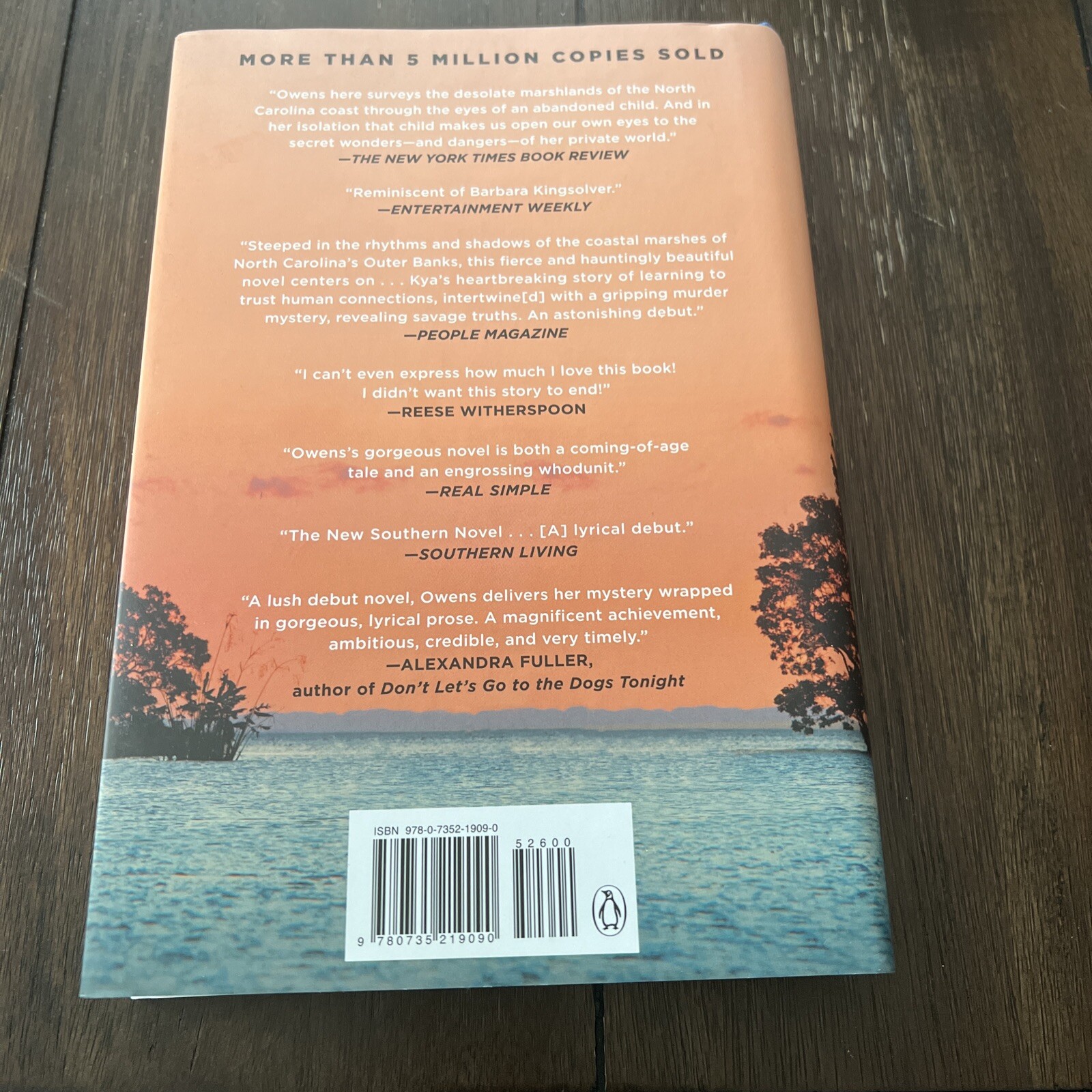 „Where The Crawdads Sing“  by Delia Owens – Hard Cover – New – FREE SHIPPING