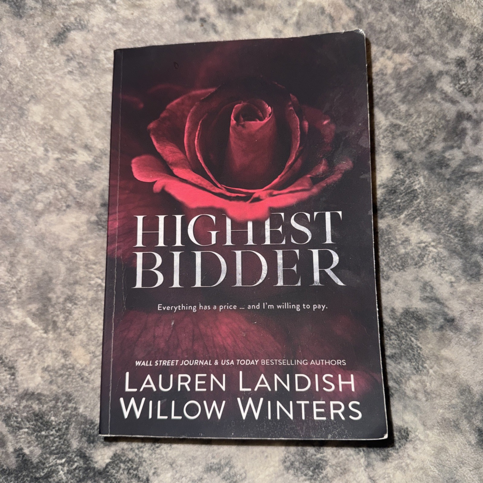 Highest Bidder Paperback Lauren Landish and Willow Winters English – Signed!