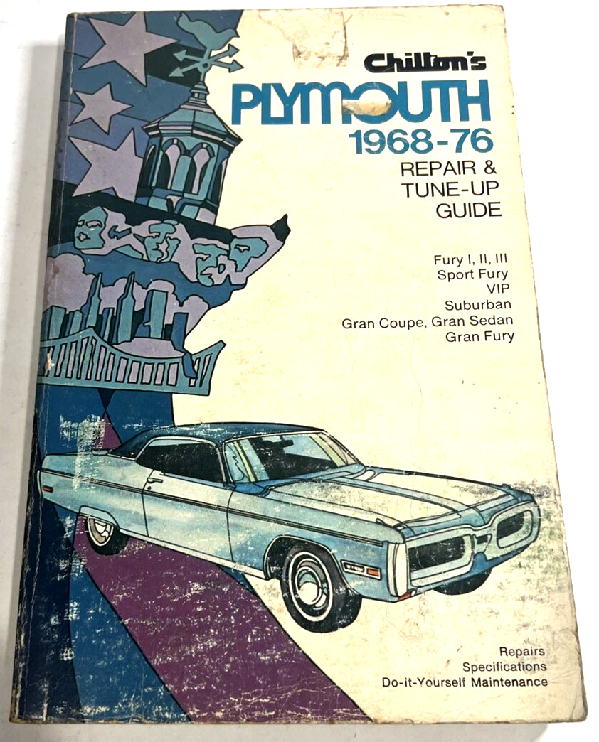 Chilton 6552 Plymouth 1968-76 Repair & Tune-Up Guide