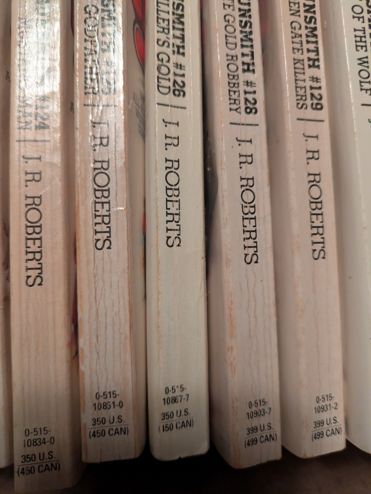 The Gunsmith Lot of 16 by J.R. Roberts (44, 120-126, 128-129, 150, 153-156, 159)