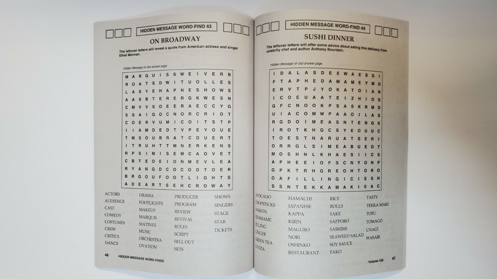 Kappa Hidden Message Word-Finds Puzzle Books, Large Selection of Volumes U-PICK!