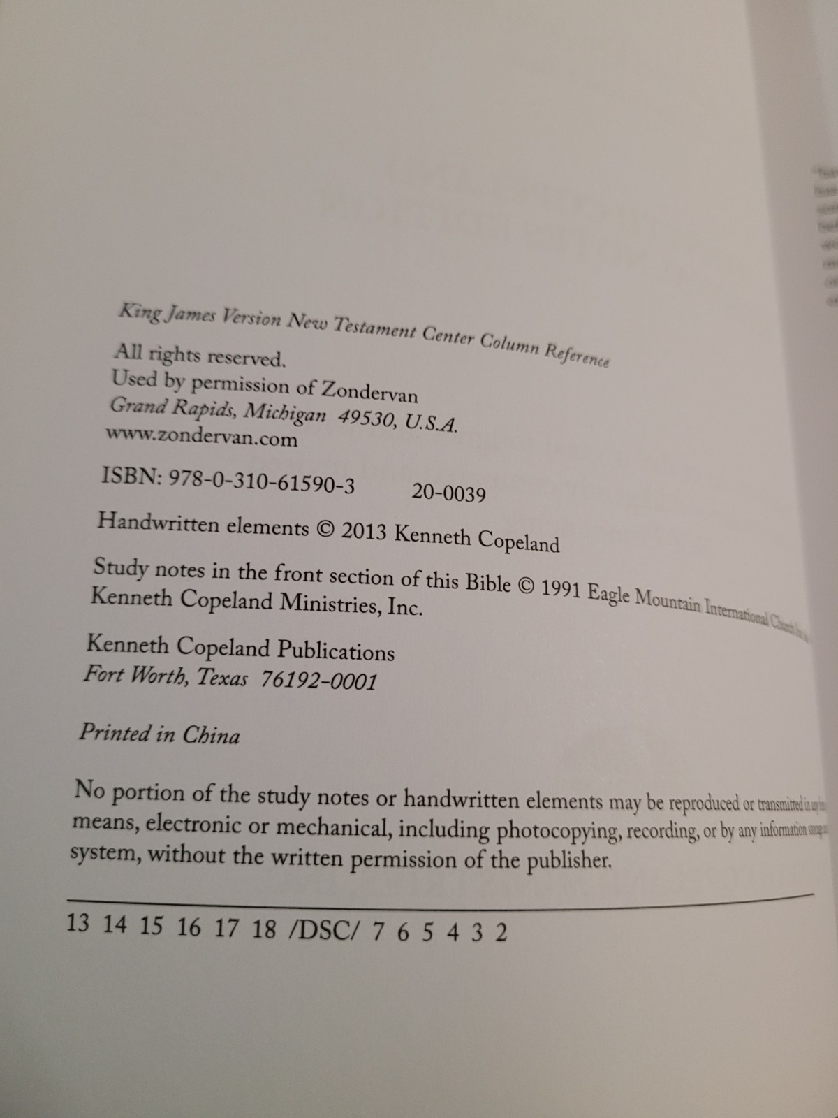 Kenneth Copeland Personal Notes Edition New Testament-KJV by Kenneth Copeland…