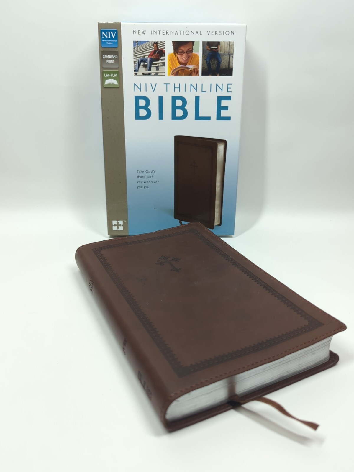 Thinline Bible by Zondervan Bibles Staff (2012, Leather, Special) Chocolate Brow