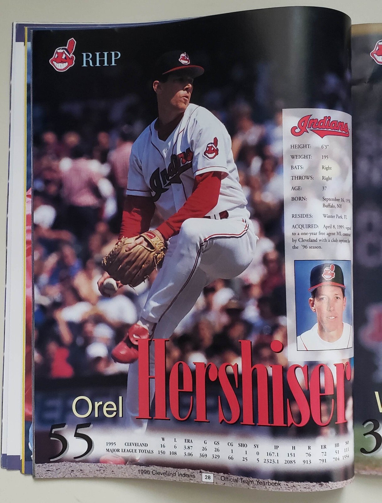 1996 Cleveland Indians (Guardians) Yearbook MLB Jacobs Field 72+ Pages MINT/NEW