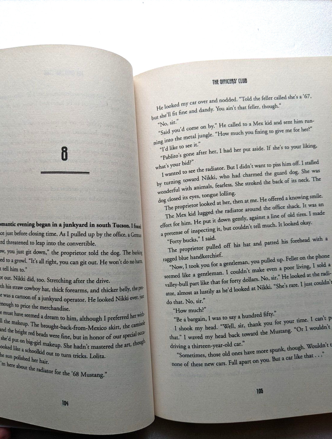 The Officers‘ Club by Ralph Peters Uncorrected Advance Copy Unsigned