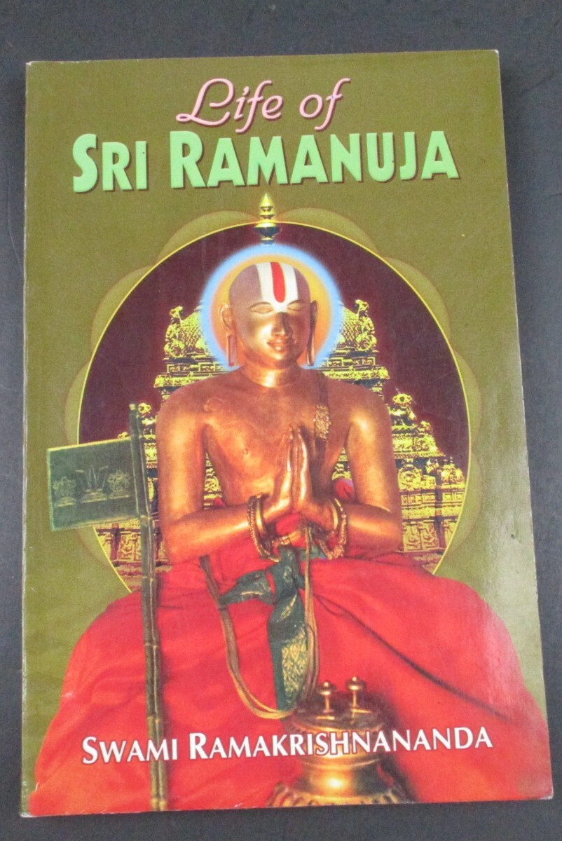 LIFE OF SRI RAMANUJA by Swami Ramakrishnananda Sri Ramakrishna Book Paperback