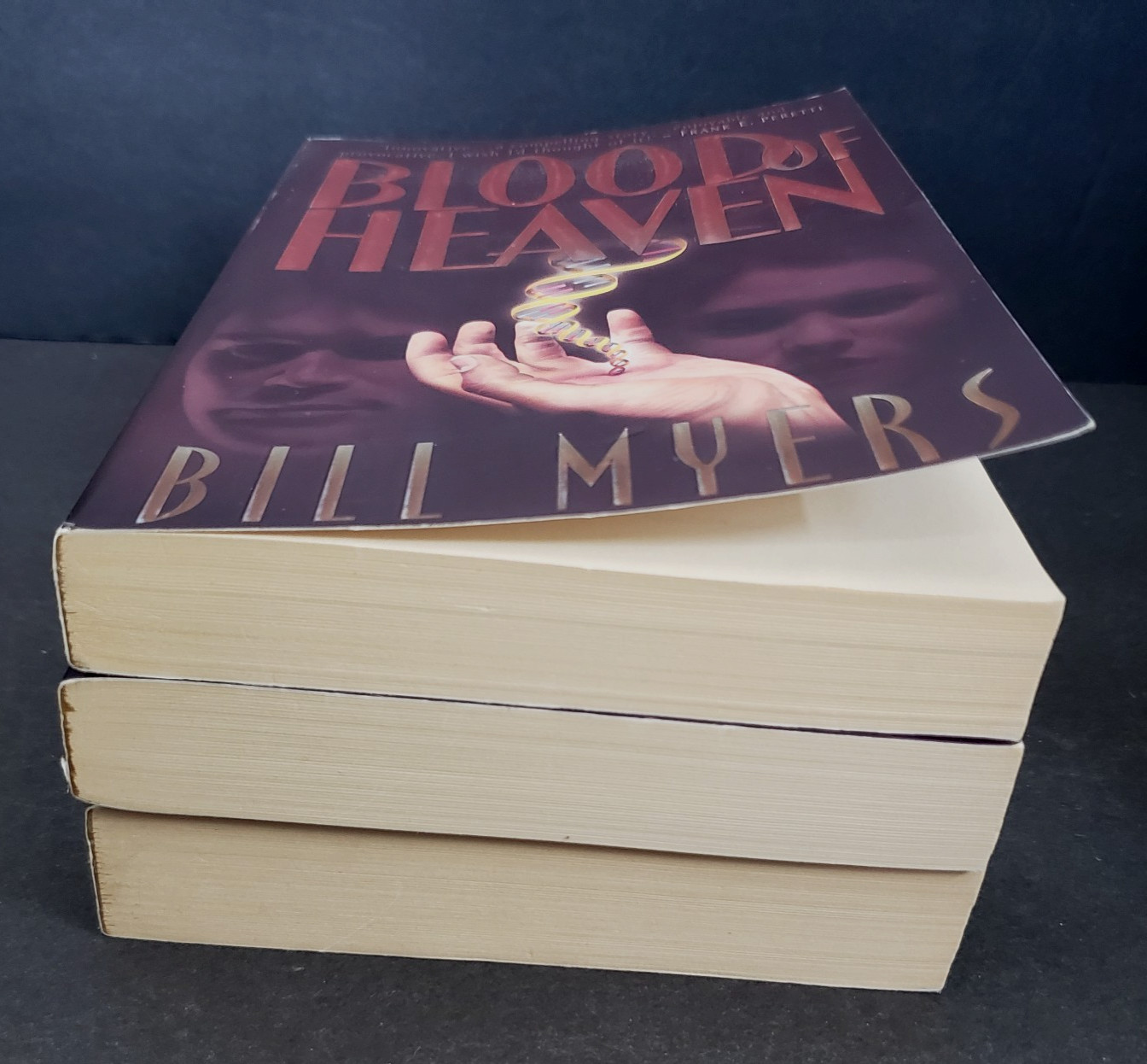 Bill Myers – Blood Of Heaven, Threshold, Fire Of Heaven Trade Paperback Books