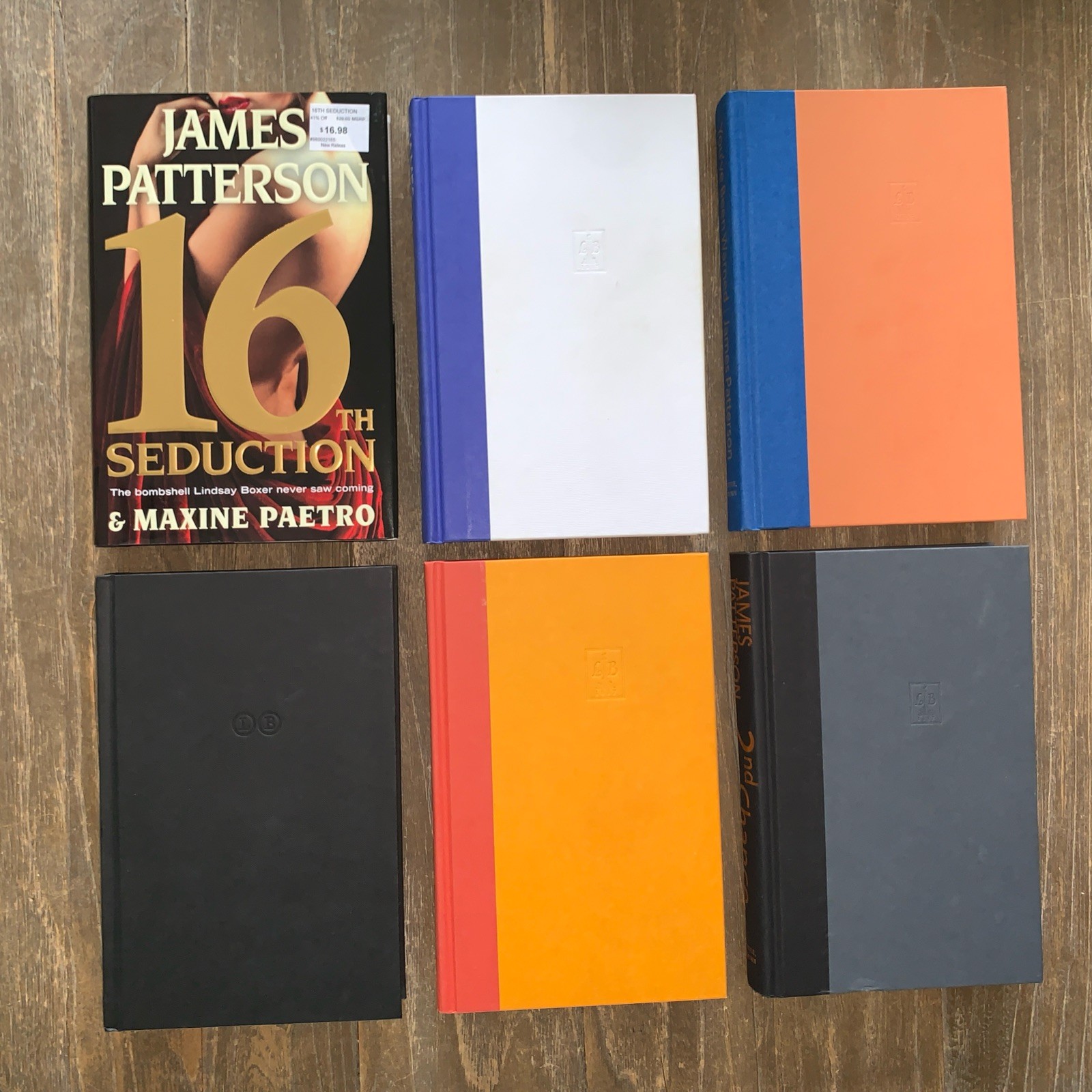 James Patterson Miscellaneous / 16th Seduction Thrillers Others Lot 6 Hardcover