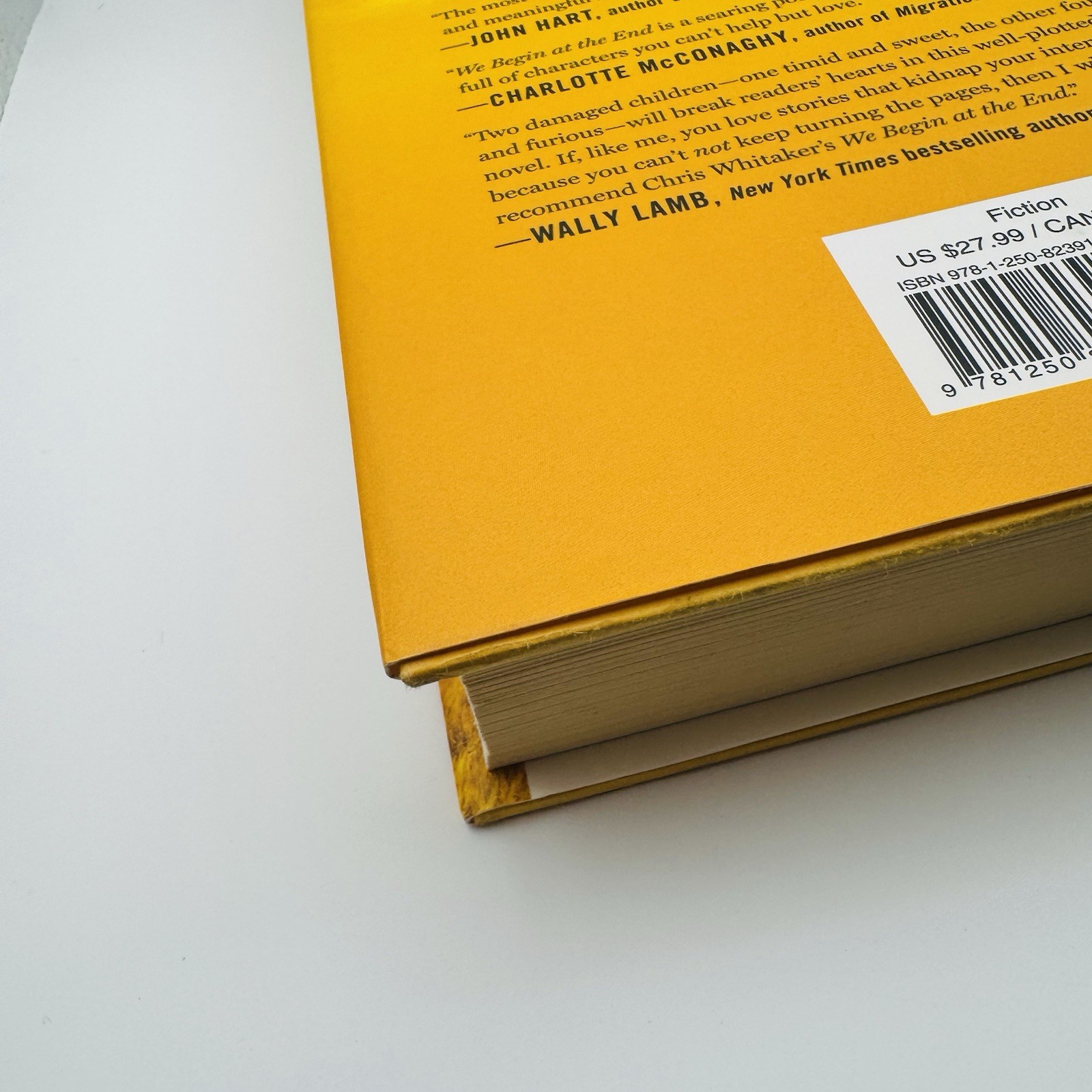 We Begin At The End Chris Whitaker Hardcover Barnes and Noble Book Club Edition