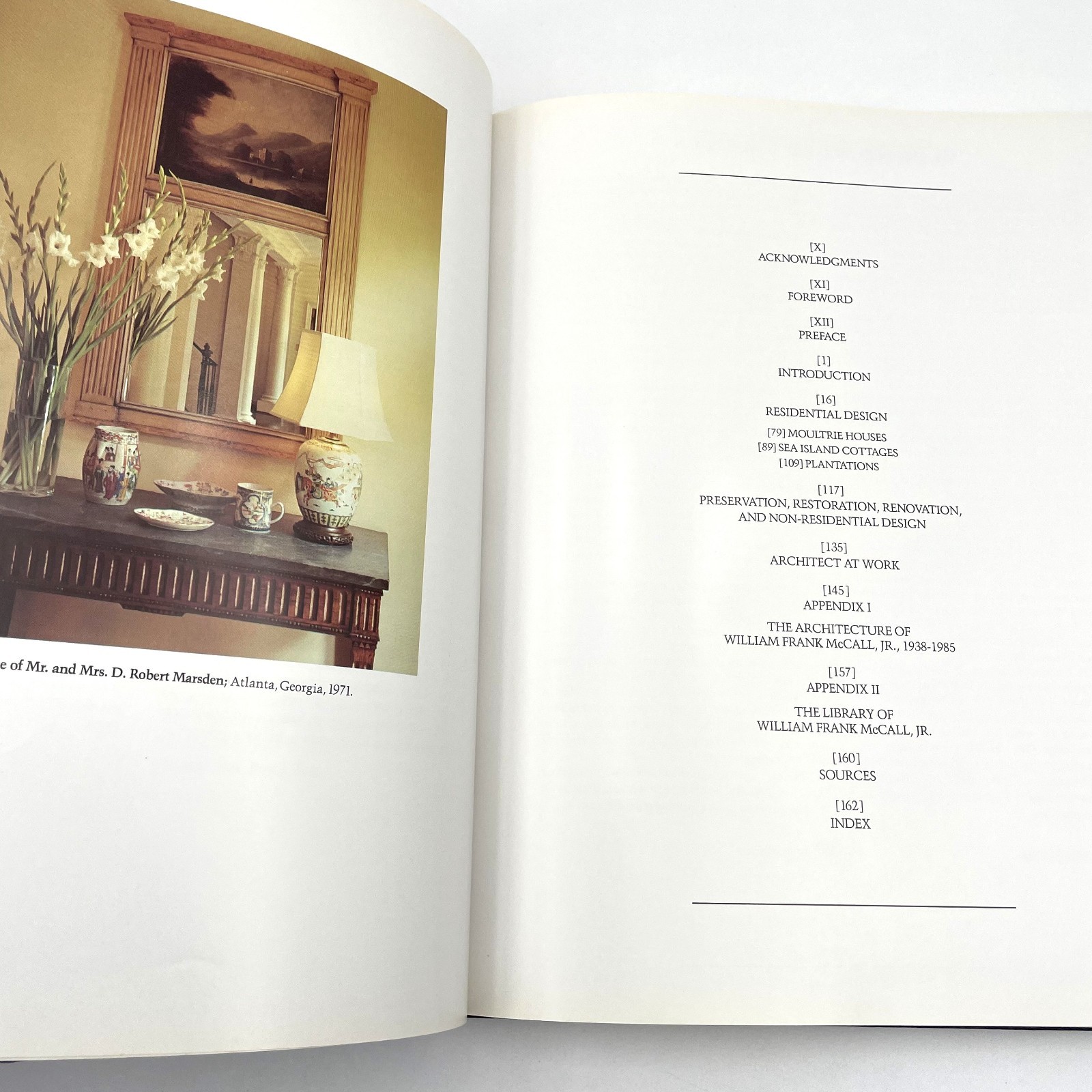 The Architecture of Wm. Frank McCall, Jr. FAIA 1985 HC/DJ Georgia