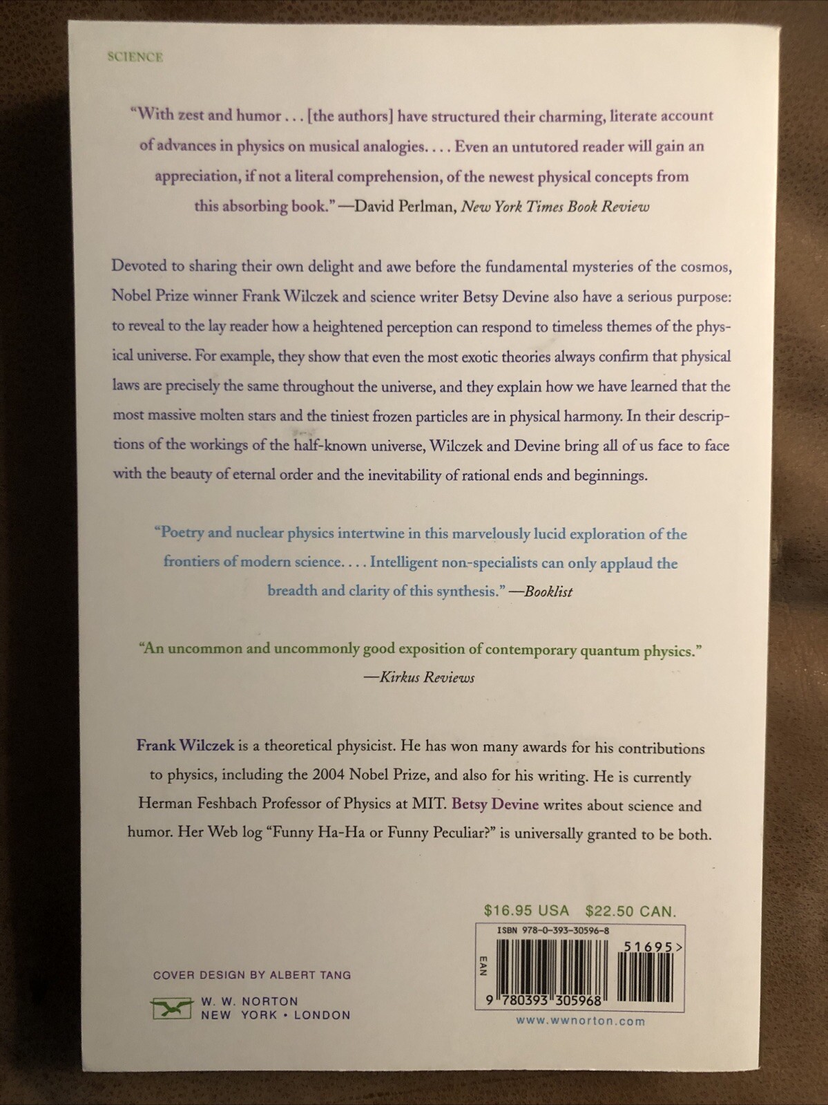 Longing for the Harmonies Wilczek Devine – Paperback Brand New Unread Copy