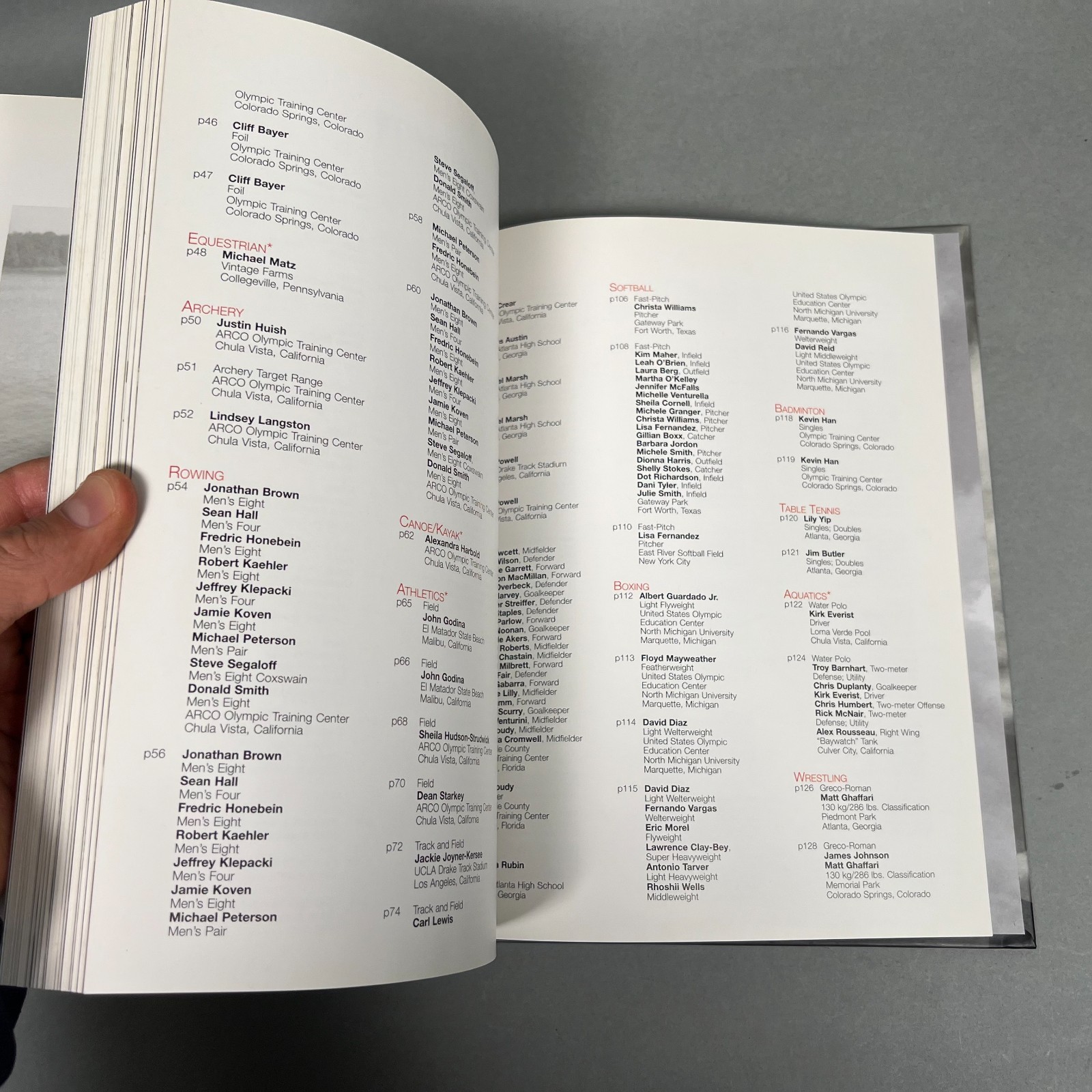 Annie Leibovitz Olympic Portraits USA 1996 FIRST Edition HC Book VERY GOOD
