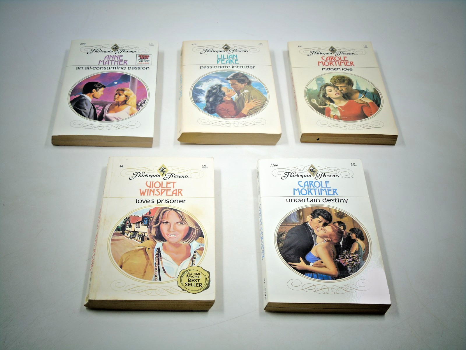 Lot Of 10 Vintage Harlequin Romance Paperback Books, See Description For Details