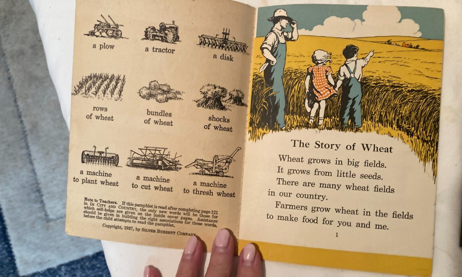 Vintage 1930’s Silver Burdett Co. Supplementary Reading Pamphlet Books