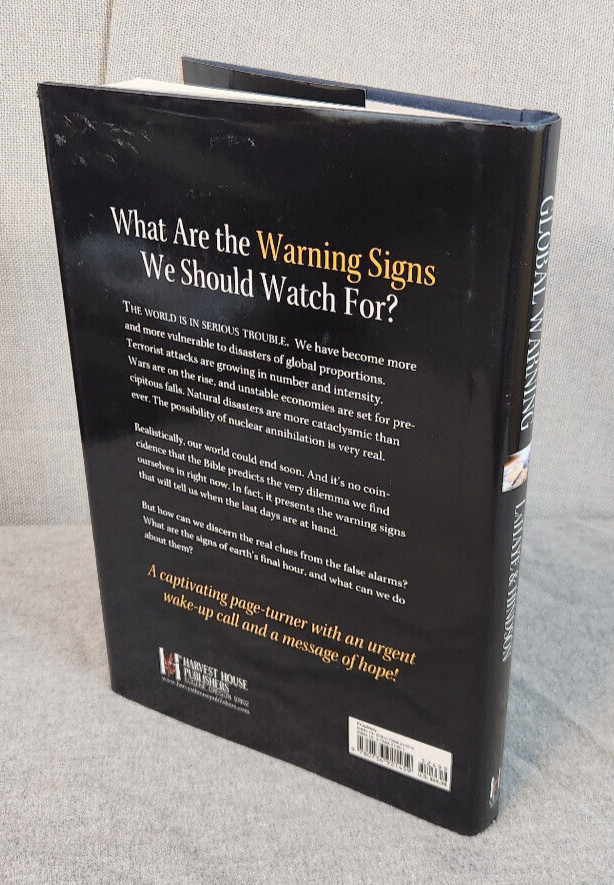 Global Warning Brink Of World War III Tim Lahaye Hardcover Book 9″ x 6″ x 1″ NEW