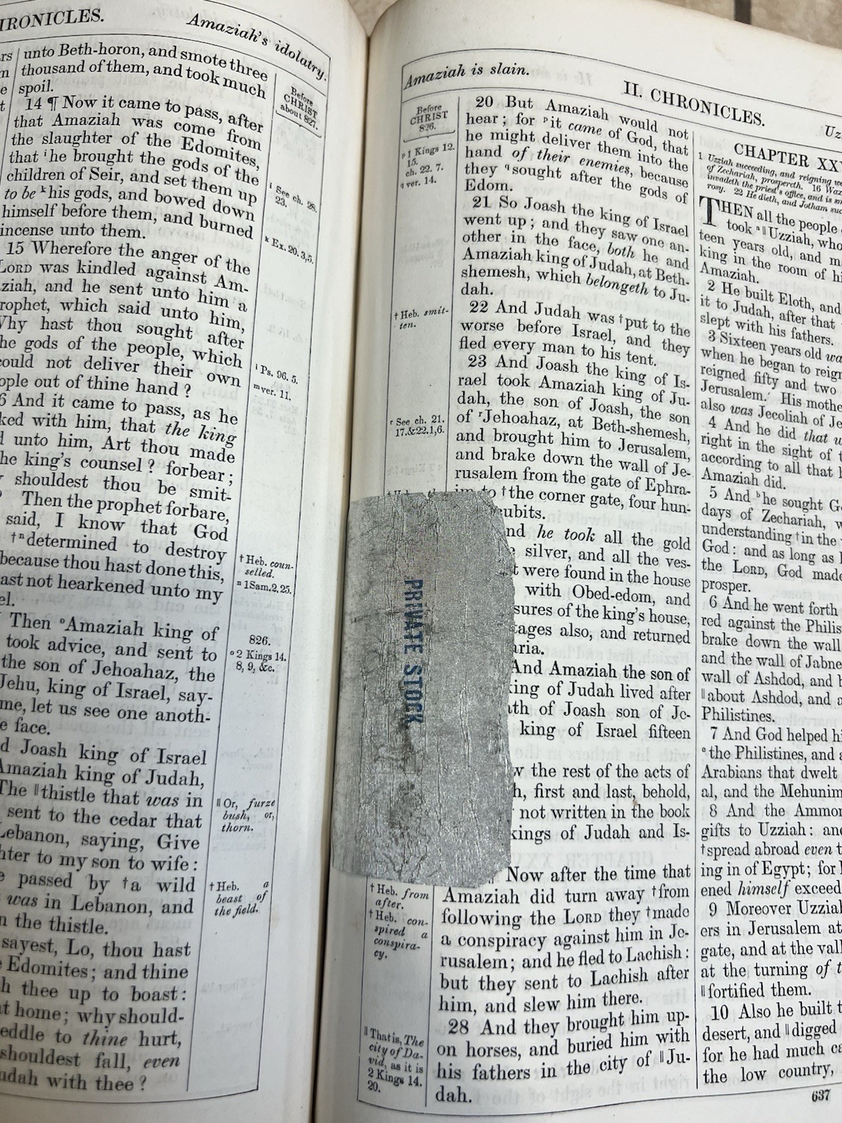 Holy Bible 1867 Old And New Testiment Leather