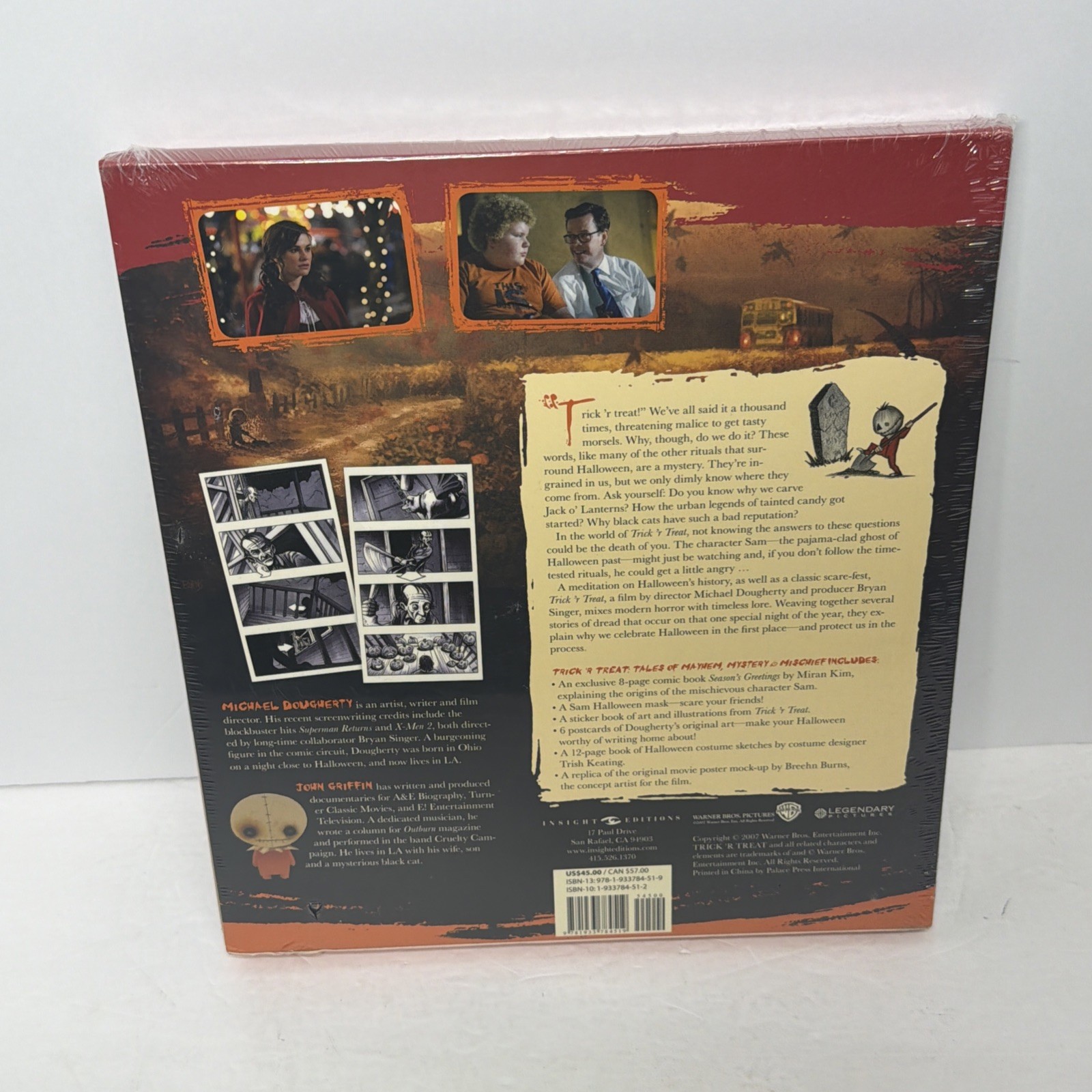 OOP Trick ‚r Treat Tales of Mayhem Mystery Mischief SEALED 1st Ed 2008 Sam Book