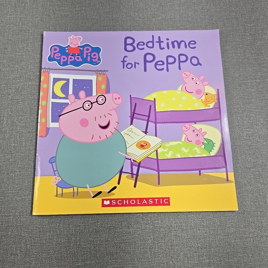 Peppa Pig ~ Bedtime~Tooth Fairy~Windy~Swimming ~ 2015 ~ 4 Trade Paperback Books