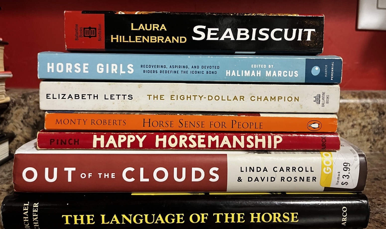 Horses 7 Book Lot Racing Riding Equestrian Nonfiction Seabiscuit Horse Lovers