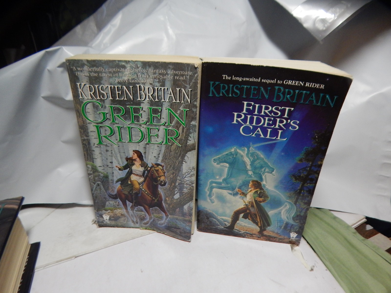 Green Rider Series Kristen Britain DAW Fantasy Lot Of 3 Books Pb & HCDJ DAW