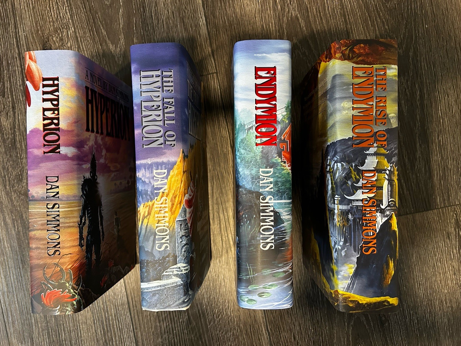 Hyperion Cantos Broken Binding Hardcover ALTERNATE DUST JACKETS ONLY *No Books*