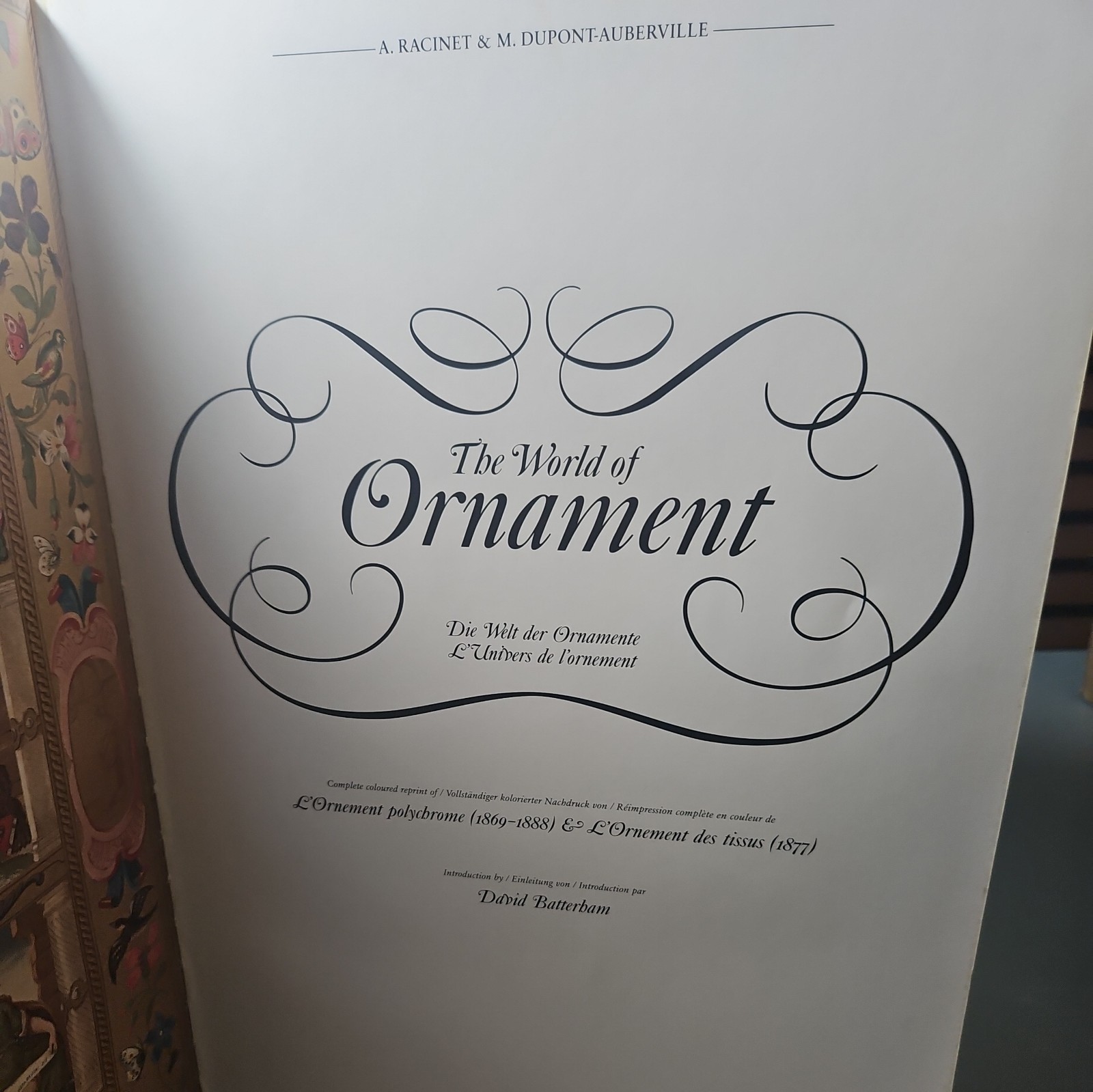 The World of Ornament by Racinet, A. & M. Dupont-Auberville FACSIMILE W Slipcase