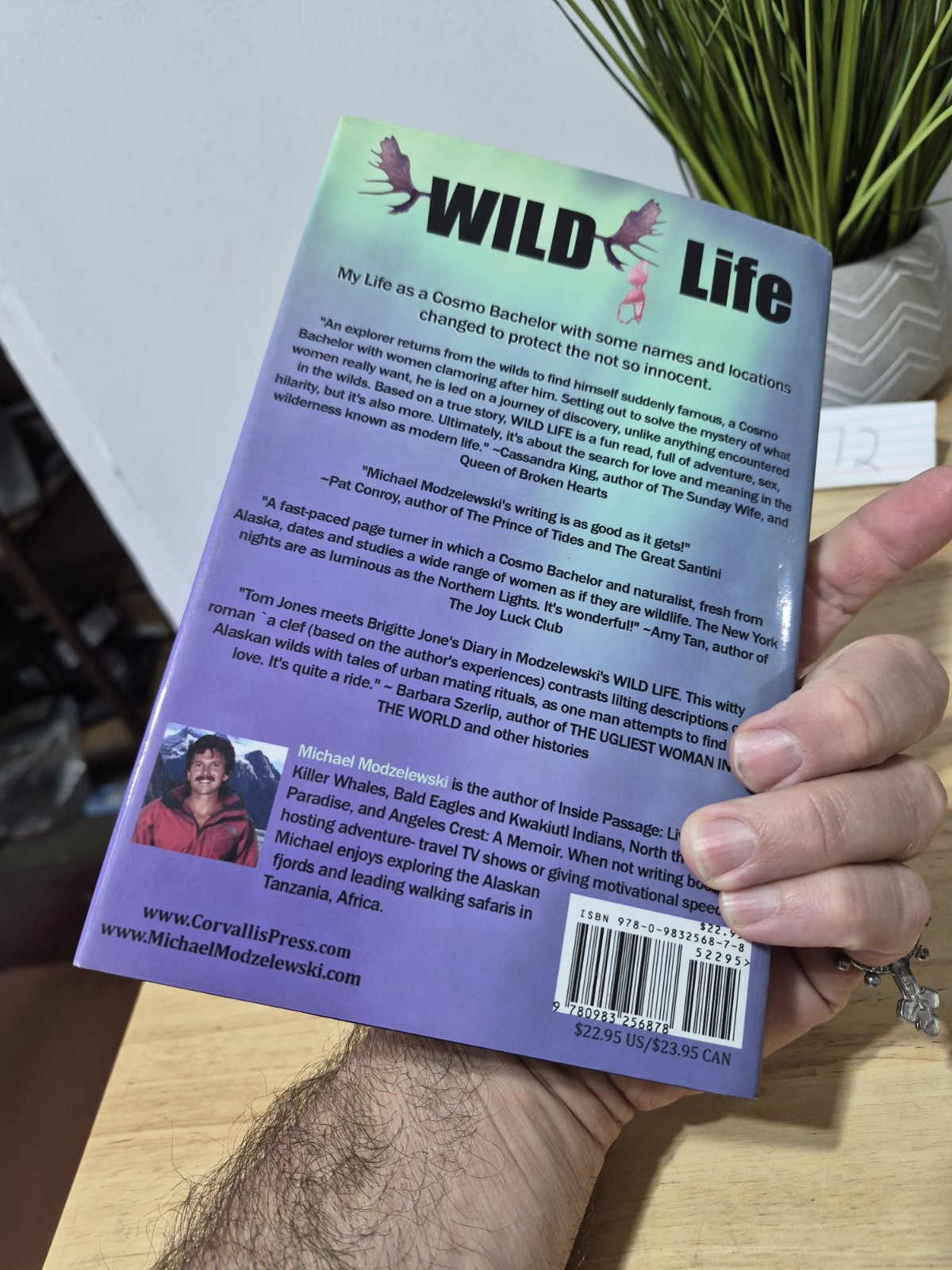 SIGNED – Wild Life by Michael Modzelewski 2012 Hardcover Dust Jacket