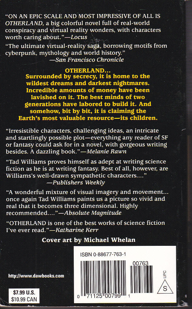 TAD WILLIAMS FANTASY LOT – 4 PB Near Fine – Otherland Shadowmarch Dirty Streets