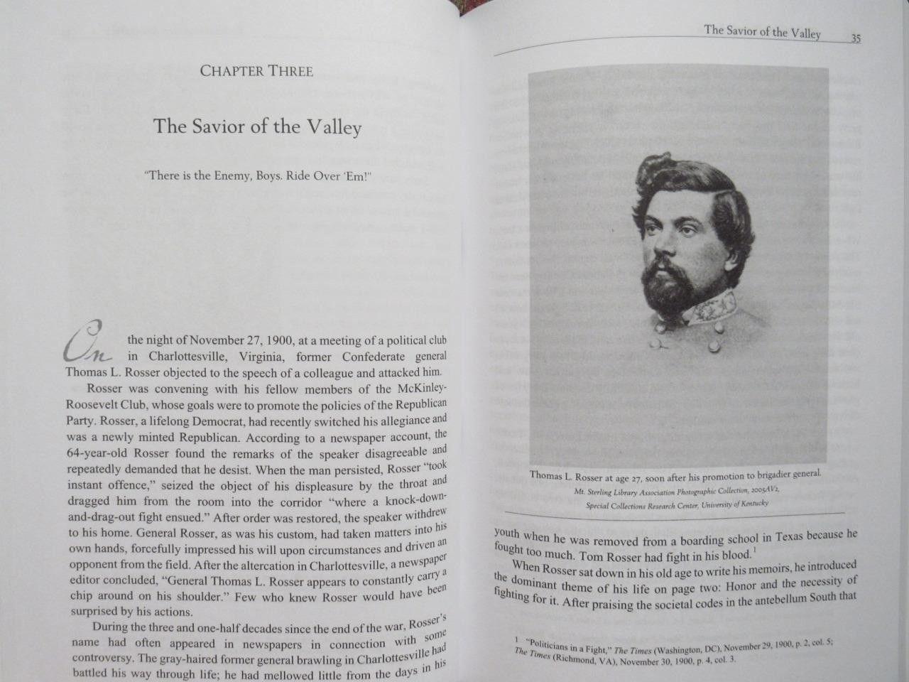 DECISION AT TOM’S BROOK – GEORGE CUSTER AND THOMAS ROSSER – FIRST EDITION – NEW