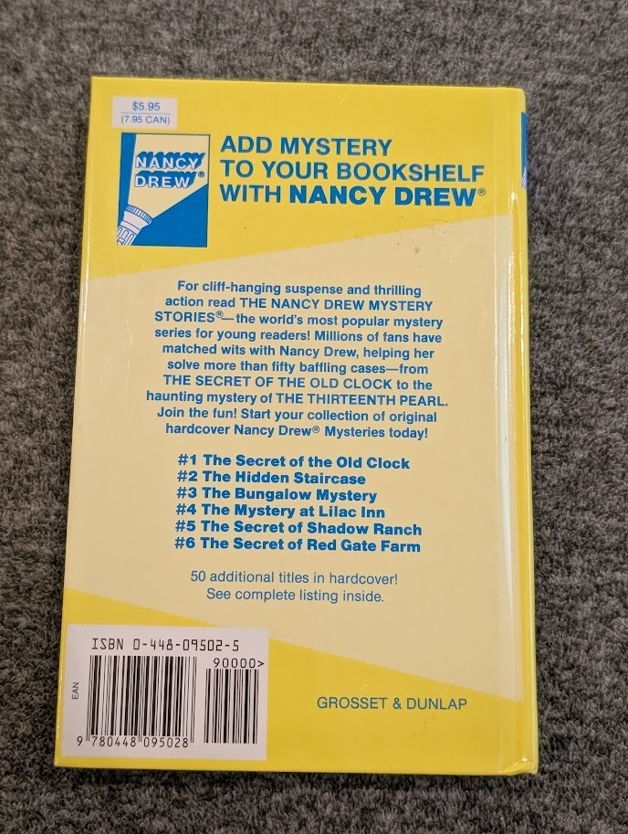 Nancy Drew Starter Set Books 1-6 Hardcover Box Set Carolyn Keene Grosset Dunlap