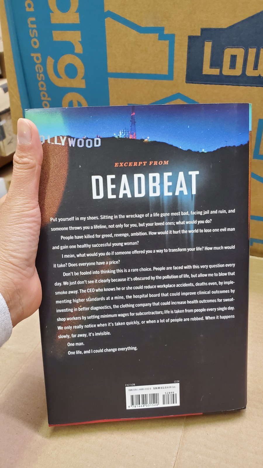 Deadbeat By Adam Hamdy Atria Books 2024 Hardcover