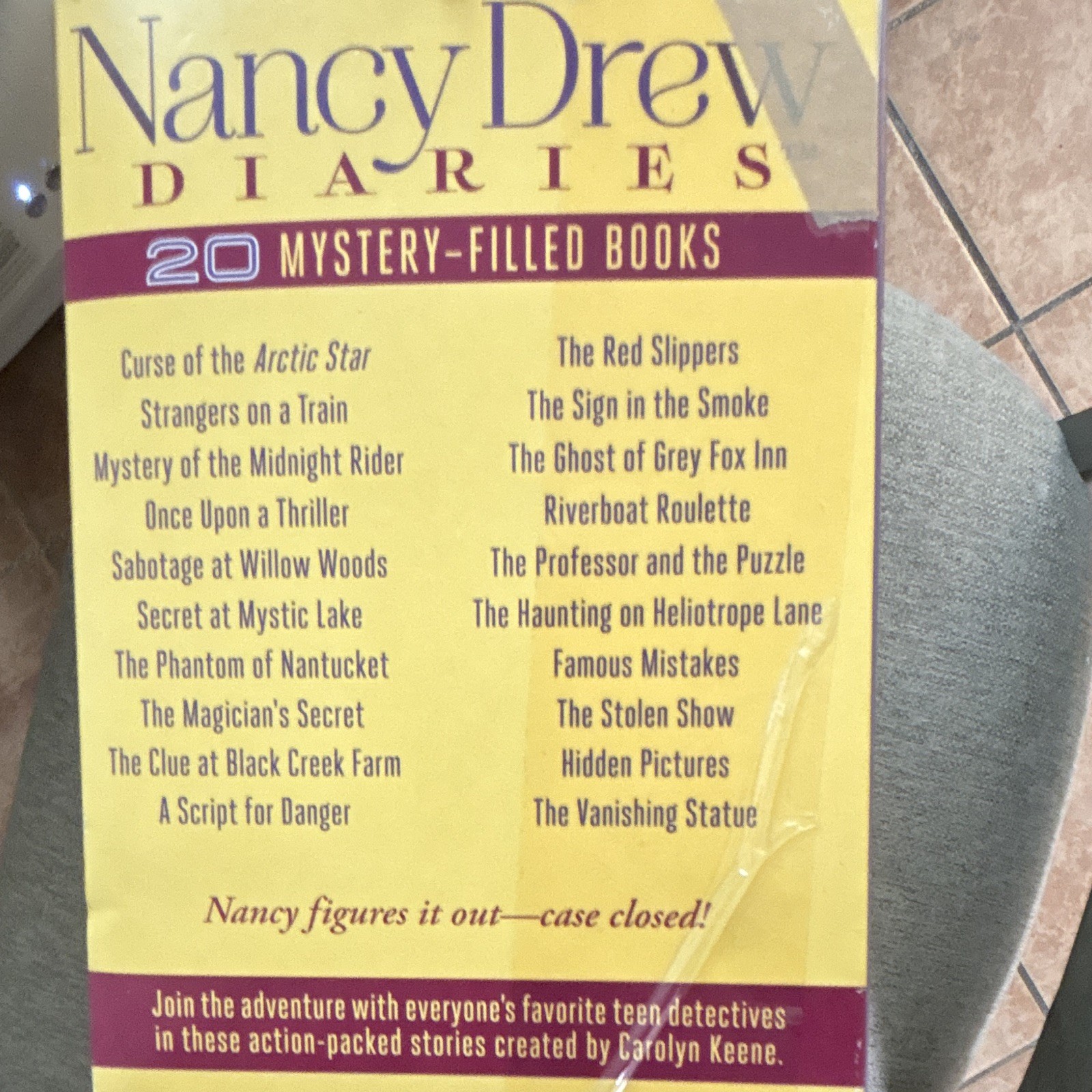Nancy Drew Diaries 20-Book Mystery Box Set by Carolyn Keene, Simon & Schuster
