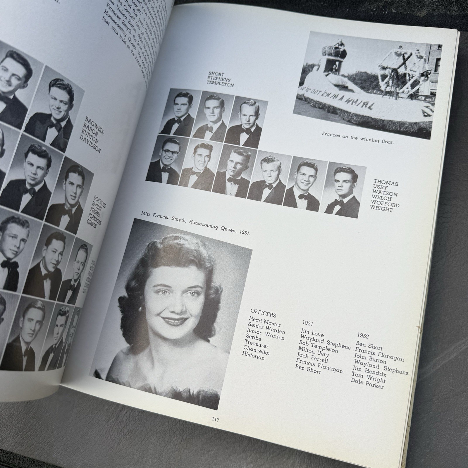 Baylor University 1952 Yearbook Round Up Annual Hardback Book Waco Texas Bears